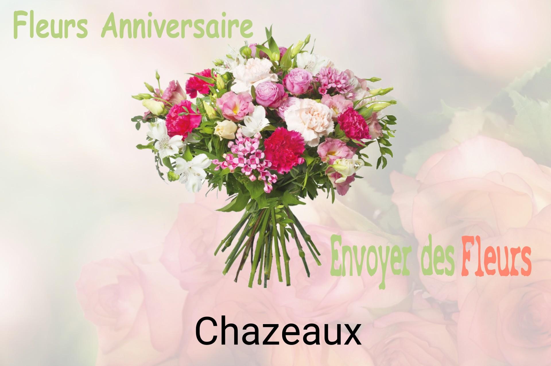 Bouquet de fleurs d’anniversaire livré à Chazeaux