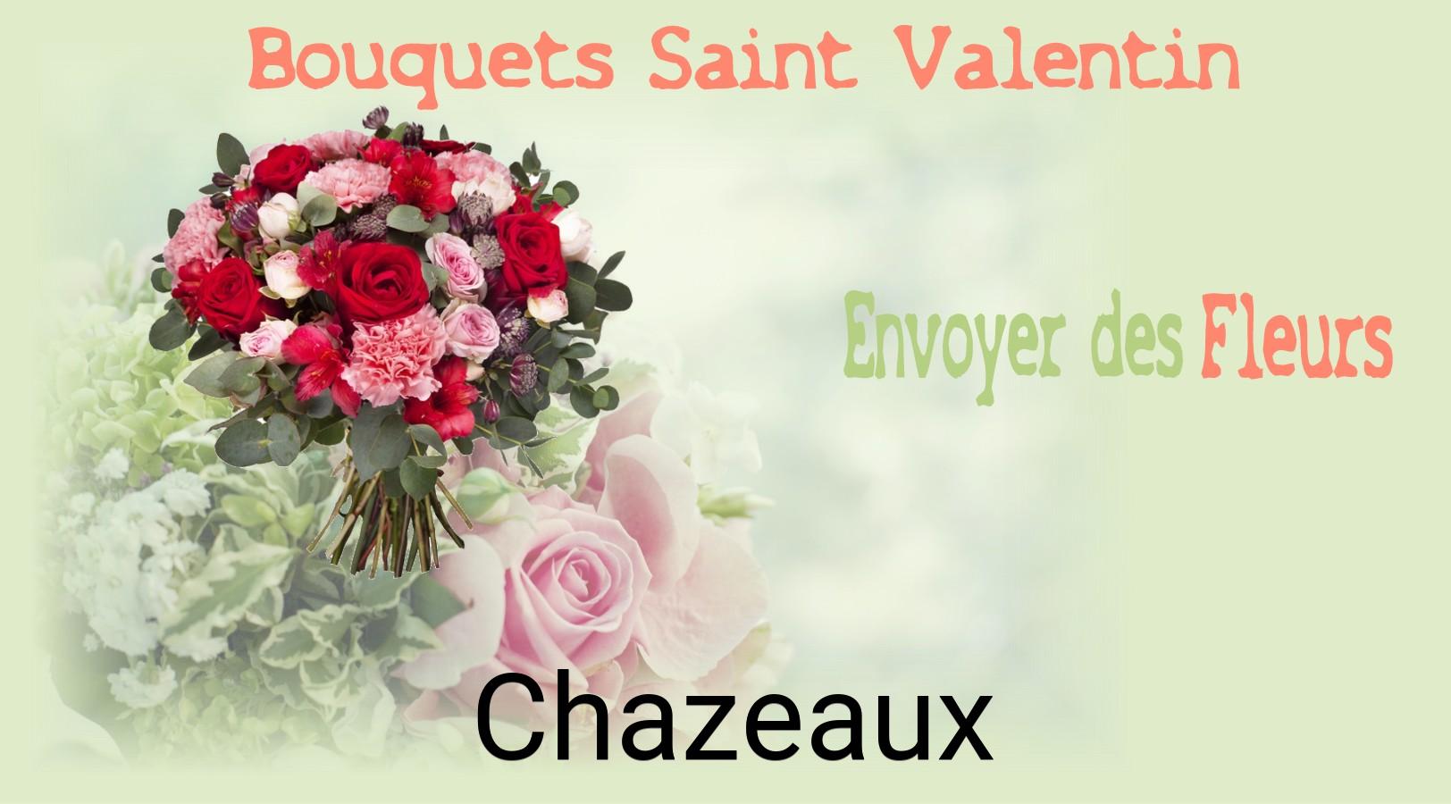 Roses de Saint-Valentin livrées à Chazeaux